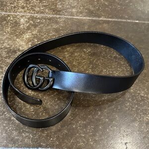 Black Leather Belt